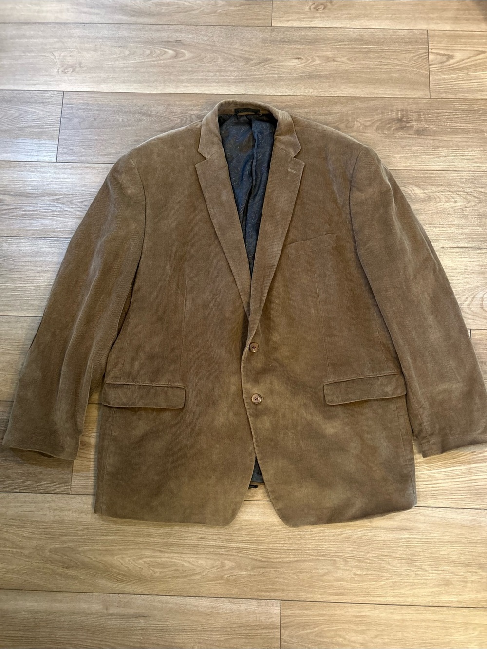 Vintage Lauren Ralph Lauren Corduroy Blazer Mens 52L Elbow Patches